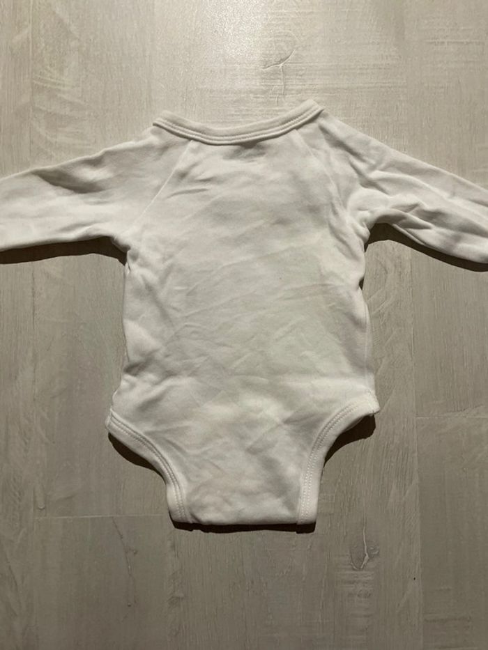 Body manches longue Vertbaudet taille 1 mois - photo numéro 3