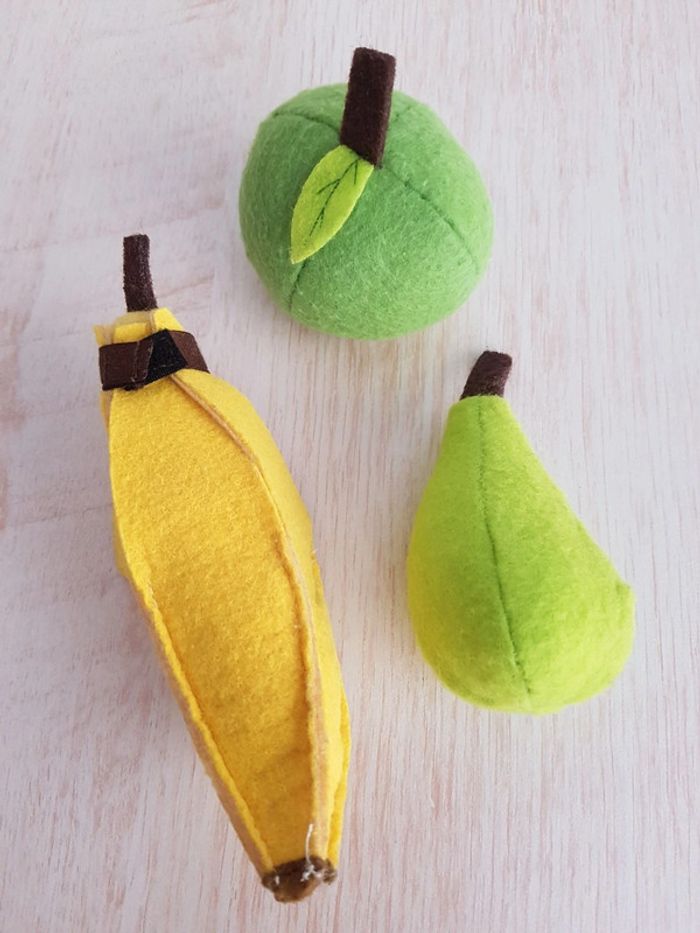 Aliments en tissu et dînette en bois fast-food - photo numéro 13