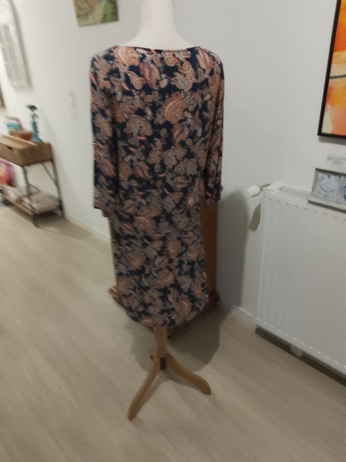 Robe décolletée multicolore à fleurs femme '' Grain de Malice '' - photo numéro 4