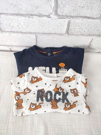 Lot tee shirt Kiabi 1 mois