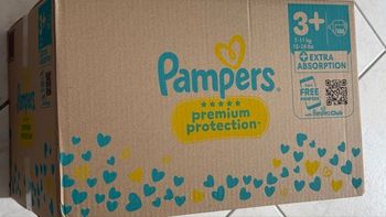 Pampers 186 couches premium protection taille 3+