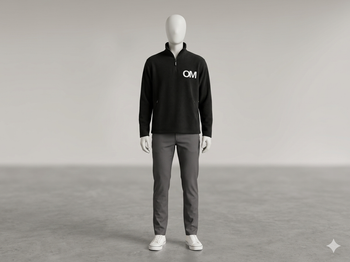 Polaire noir Taille S OM