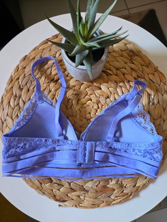Soutien gorge/bralette bleu undiz taille s neuf - photo numéro 4
