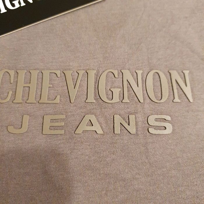 Magnifique Tee-shirt homme Couleur gris Chevignon jean taille L - photo numéro 4