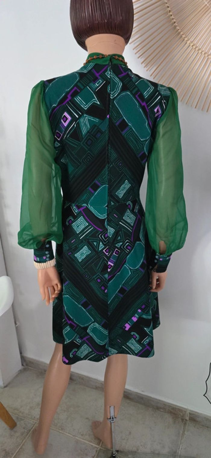 magnifique robe vintage des années 60/ 70 - photo numéro 4