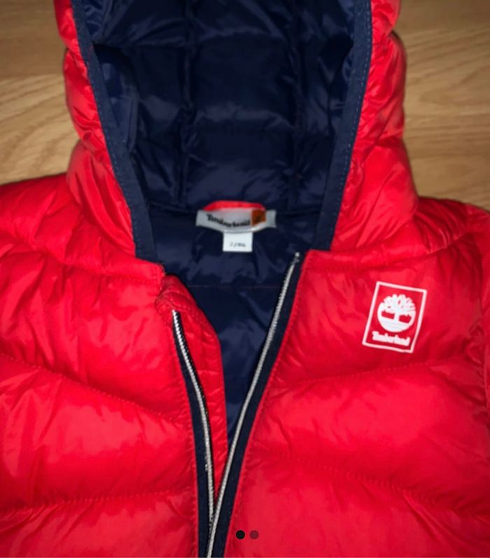 Doudoune enfant rouge