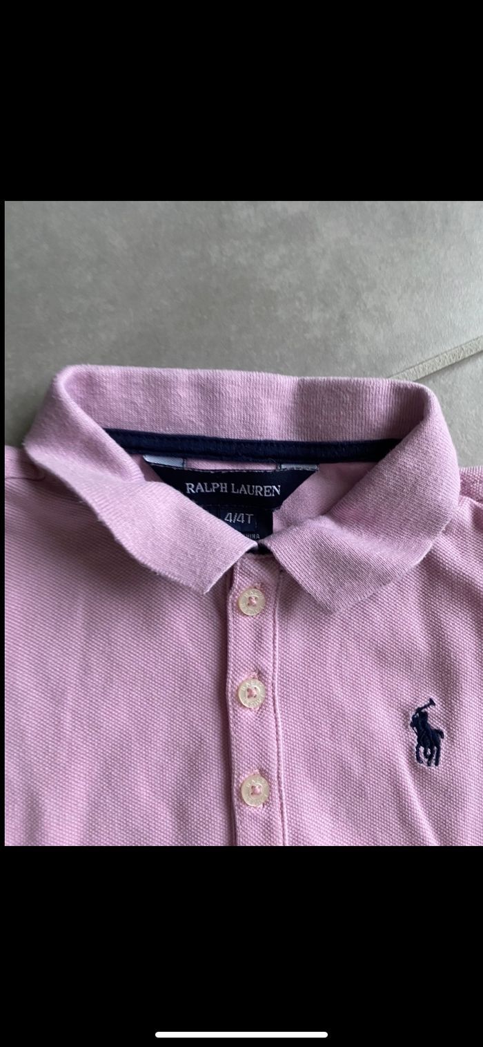 Polo manches longues fille Ralph Lauren 4 ans - photo numéro 4