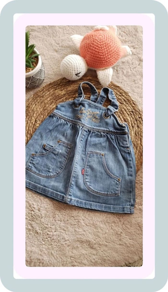 Robe jean 6 mois - photo numéro 2