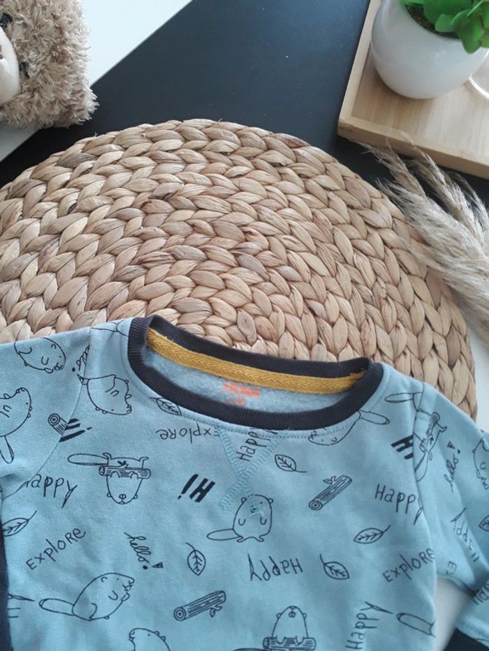 Pull/Sweat Hema Taille 6 mois🌿🐶 - photo numéro 3