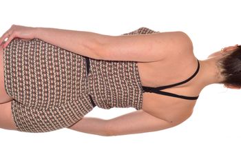 combi short sans manches dos nu taille S