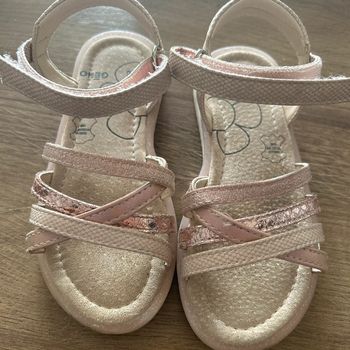 Sandales en cuir fille Gemo