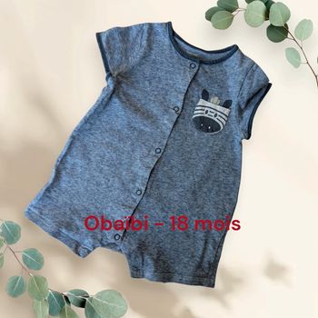 Combi été Obaïbi taille 18 mois - 80cm