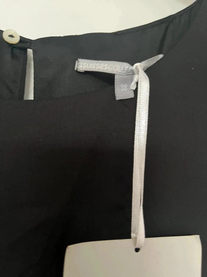 Robe noir très fluide taille 38 - photo numéro 3