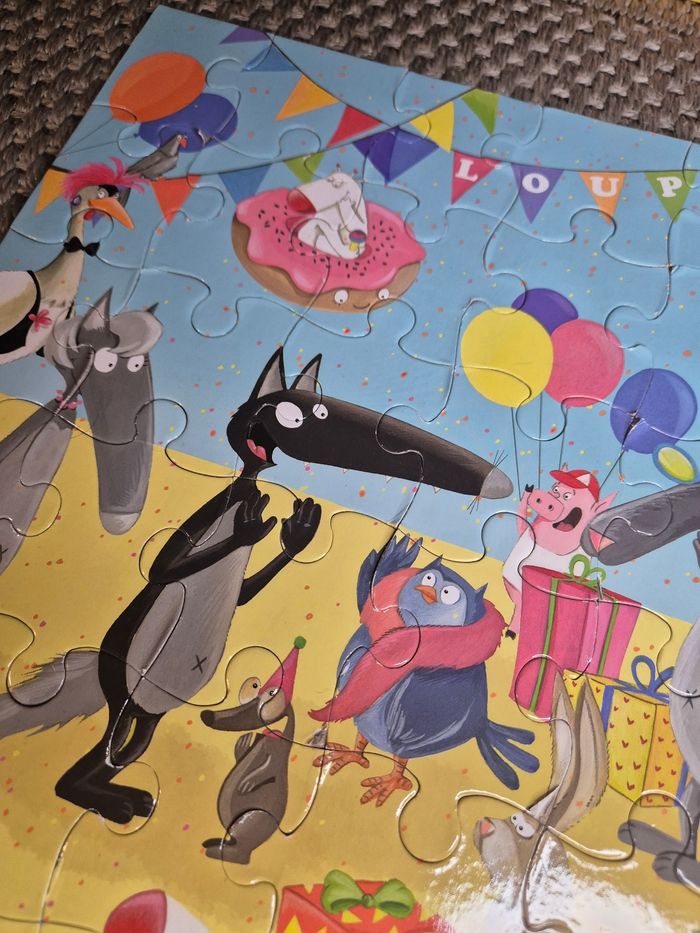 Puzzle inédit "Loup" 54 pièces - à partir de 3 ans - photo numéro 4