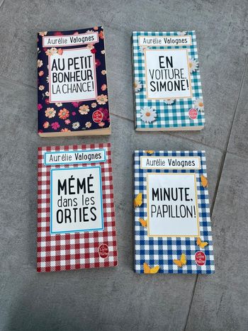 Lot 4 livres Aurélie Valogne