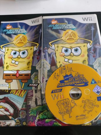 Bob l'éponge bulle en Atlantide Wii