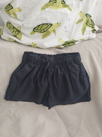 Short en lin fille