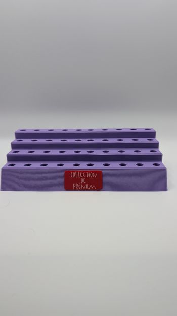 Support personnalisé pour 40 stylo effaçable – compatible type Legami – Violet lila