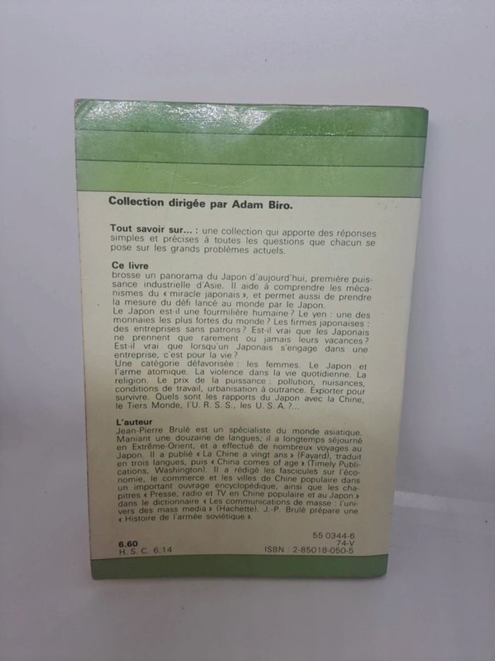 "Tout savoir sur le Japon", de Jean-Pierre Brulé.
Filipacchi - photo numéro 2