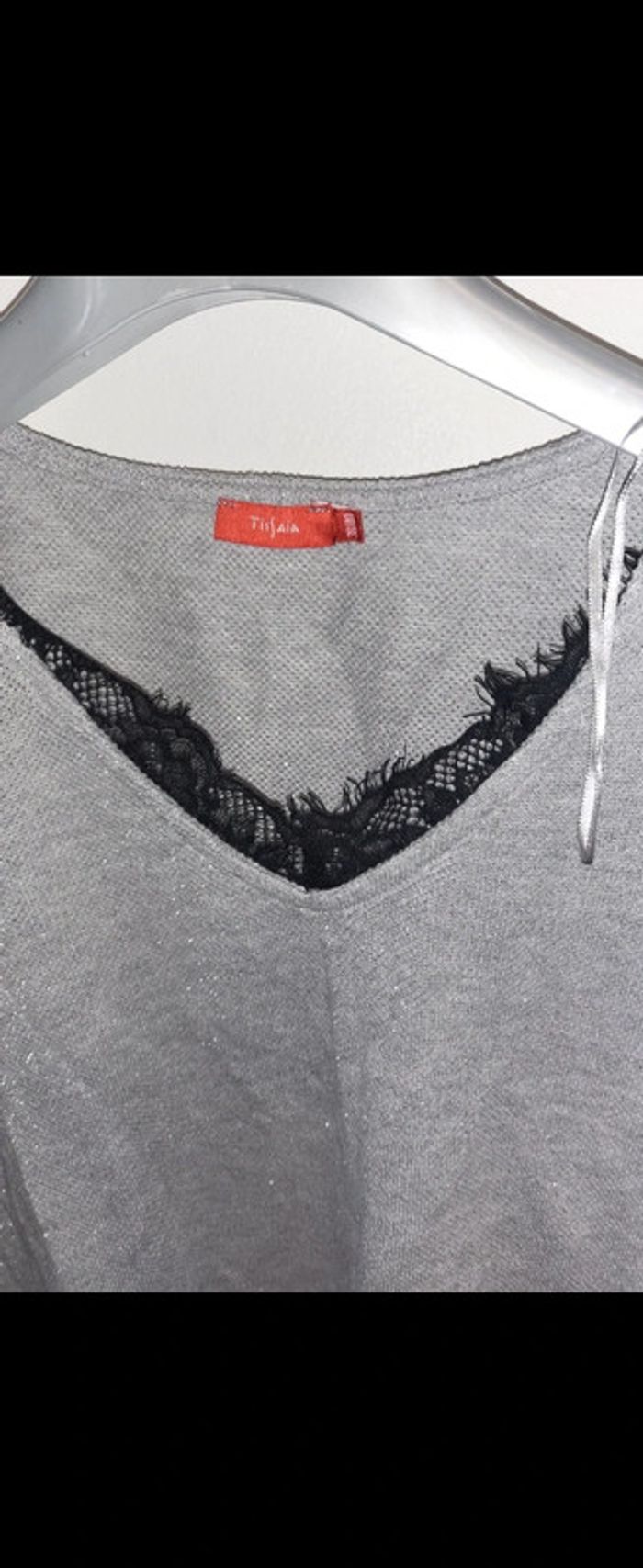 Haut femme pailleté - photo numéro 4