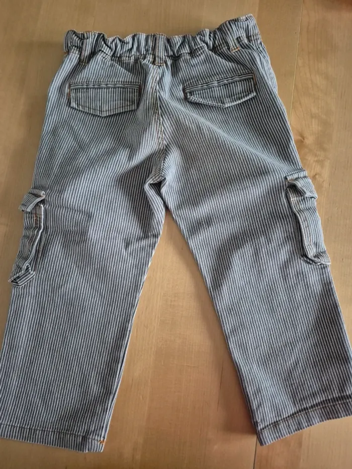Pantalon rayé 24 mois ajustable - photo numéro 4