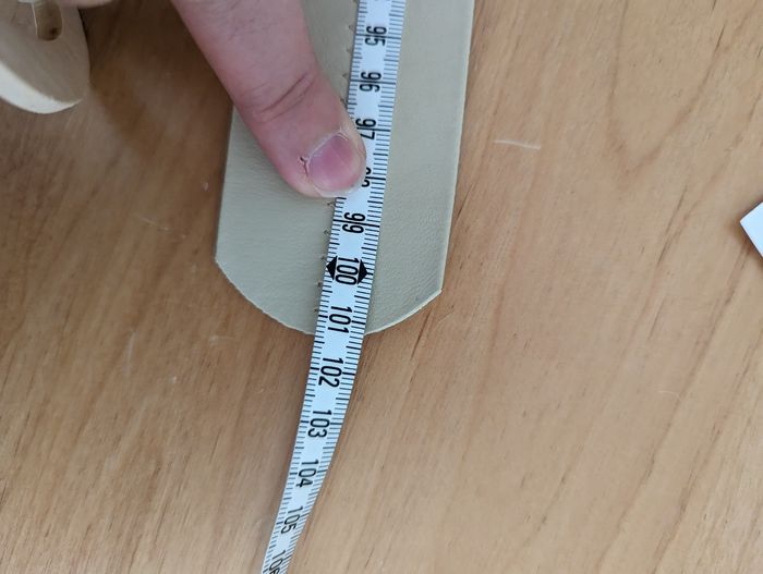 Ceinture femme couleur crème longueur 101cm - photo numéro 3