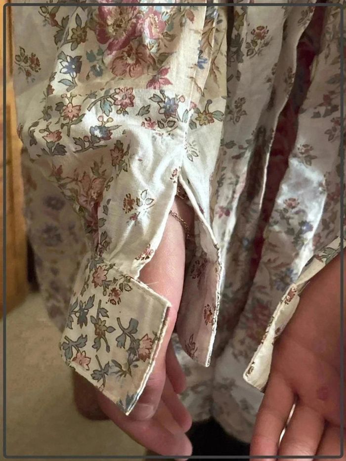 Chemise fleurie taille 38 marque mam'styl - photo numéro 3
