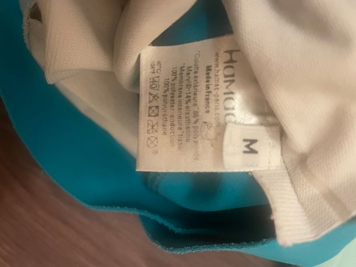 Lot de 3 couches lavables hamac bleu taille M - photo numéro 2