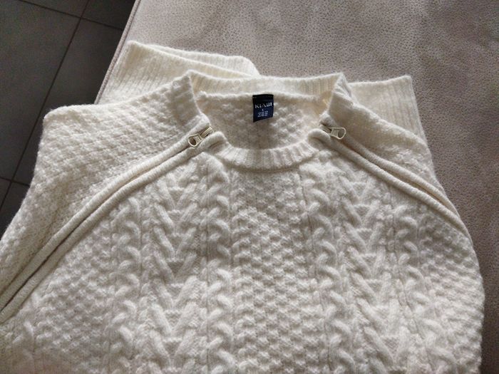 Pull  blanc neige