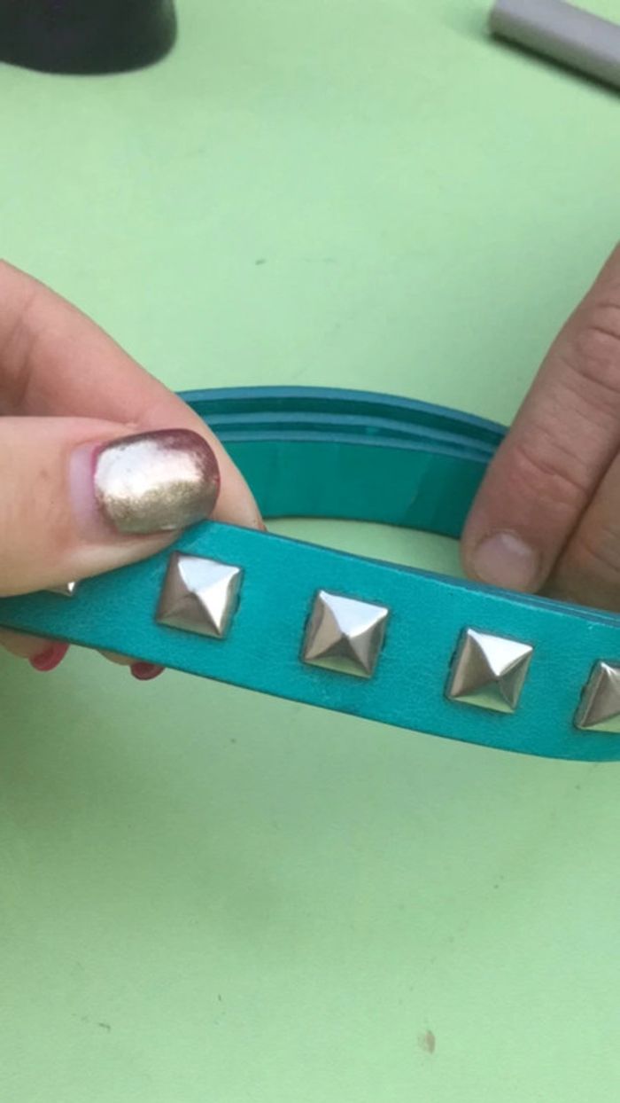 Jolie ceinture cloutée - photo numéro 2