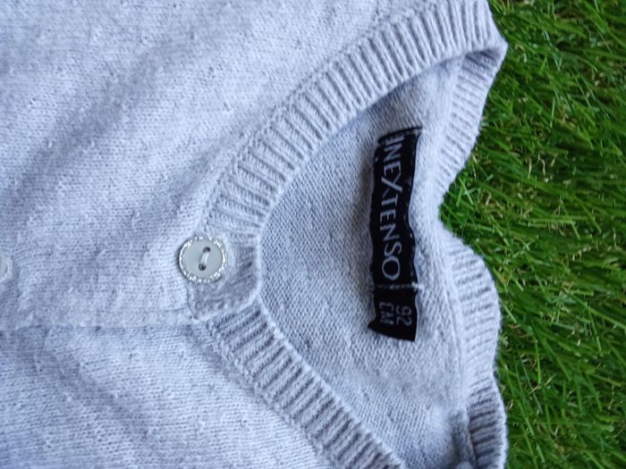 Gilet in extenso gris uni - photo numéro 4
