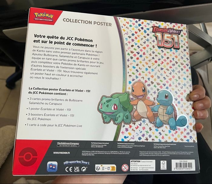 Coffret poster Pokémon 151 scellé - photo numéro 2