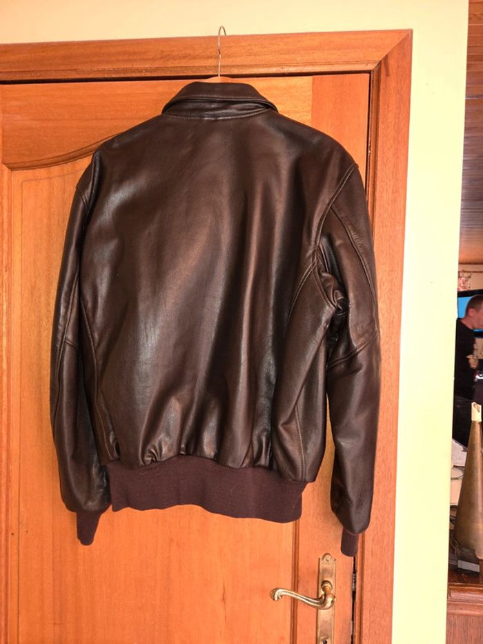 Veste en cuir Cockpit A-2 - photo numéro 5