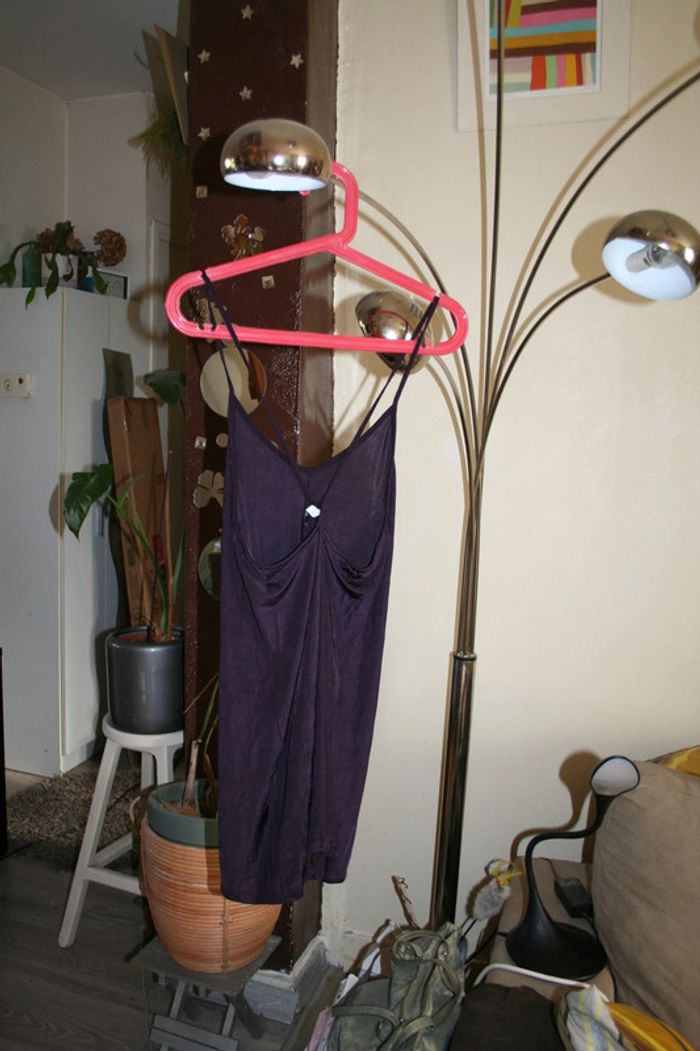 🌸Combi short violine dos croisé Taille 38 "Mango" 🌸 - photo numéro 3