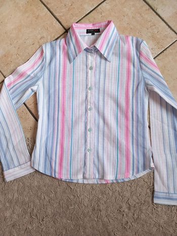 🎀tunique chemise coton elasthan T40 Cink ME Paris