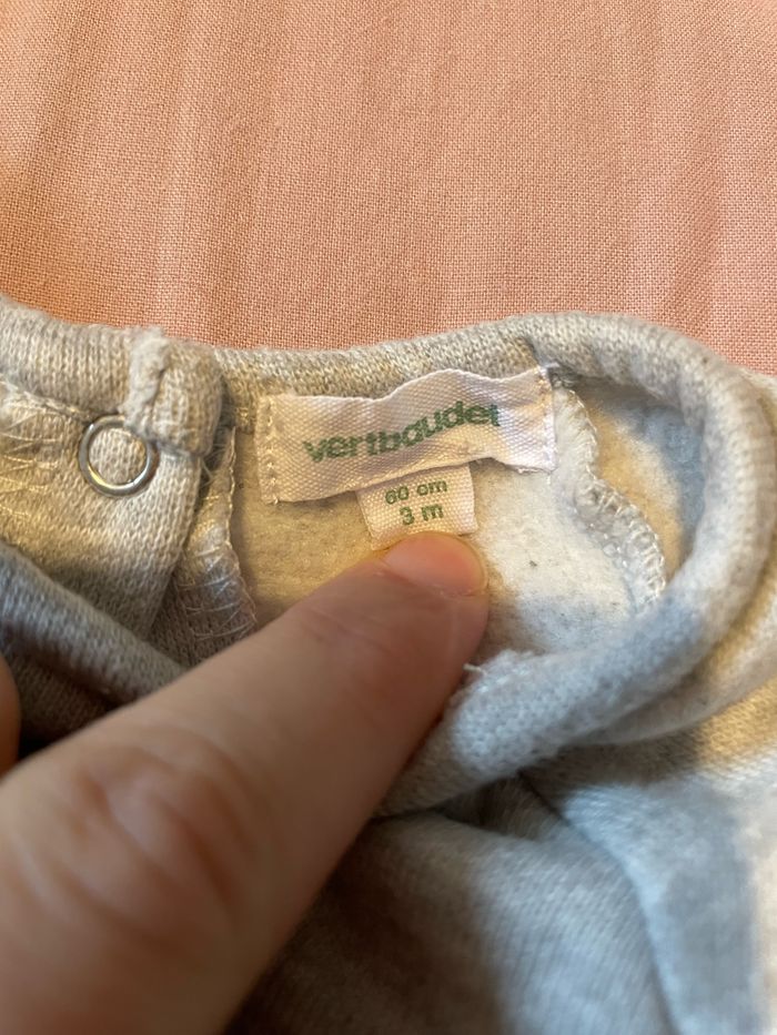 Ensemble gris 3 mois garçon - photo numéro 6