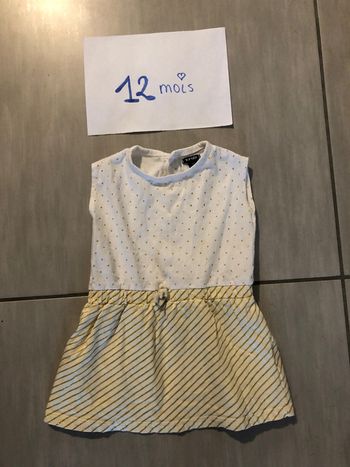 Robe sans manches 12 mois