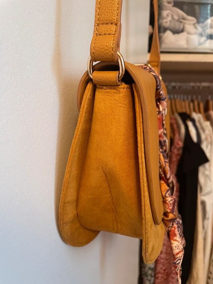 Sac bandoulière jaune Camaieu - photo numéro 3