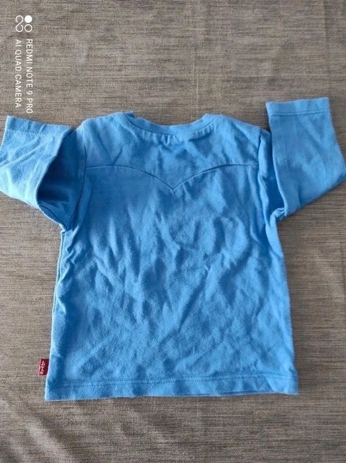 Tee shirt manches longues Levi's 6 mois - photo numéro 5