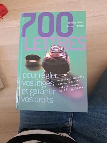 700 lettres pour régler vos litiges