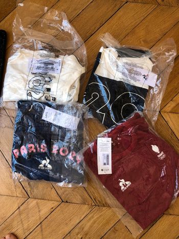 Lot de 4 t-shirt france olympique 2024 Lecoq sportif