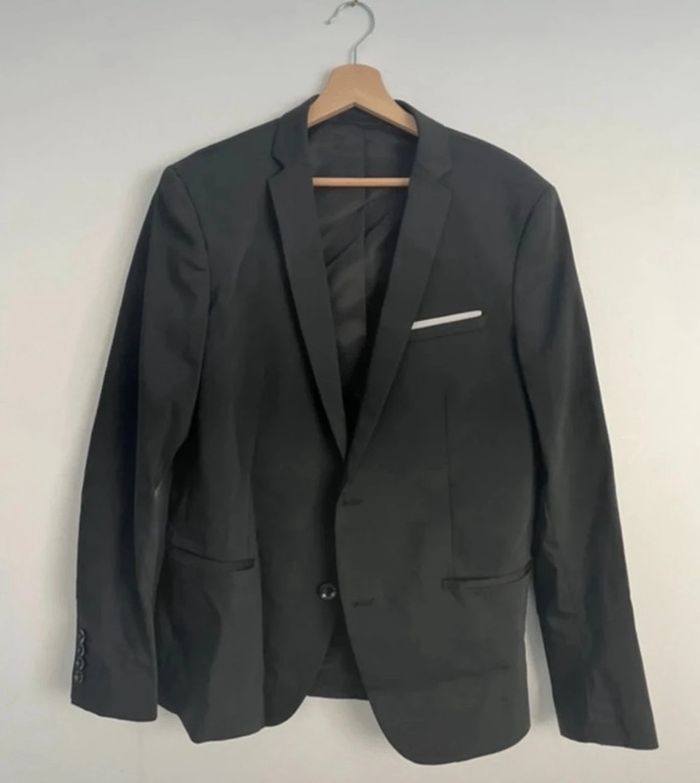 Costume CelioClub extra slim fit noir - Taille 50 (veste) / 44 (pantalon) Pour Homme - photo numéro 2