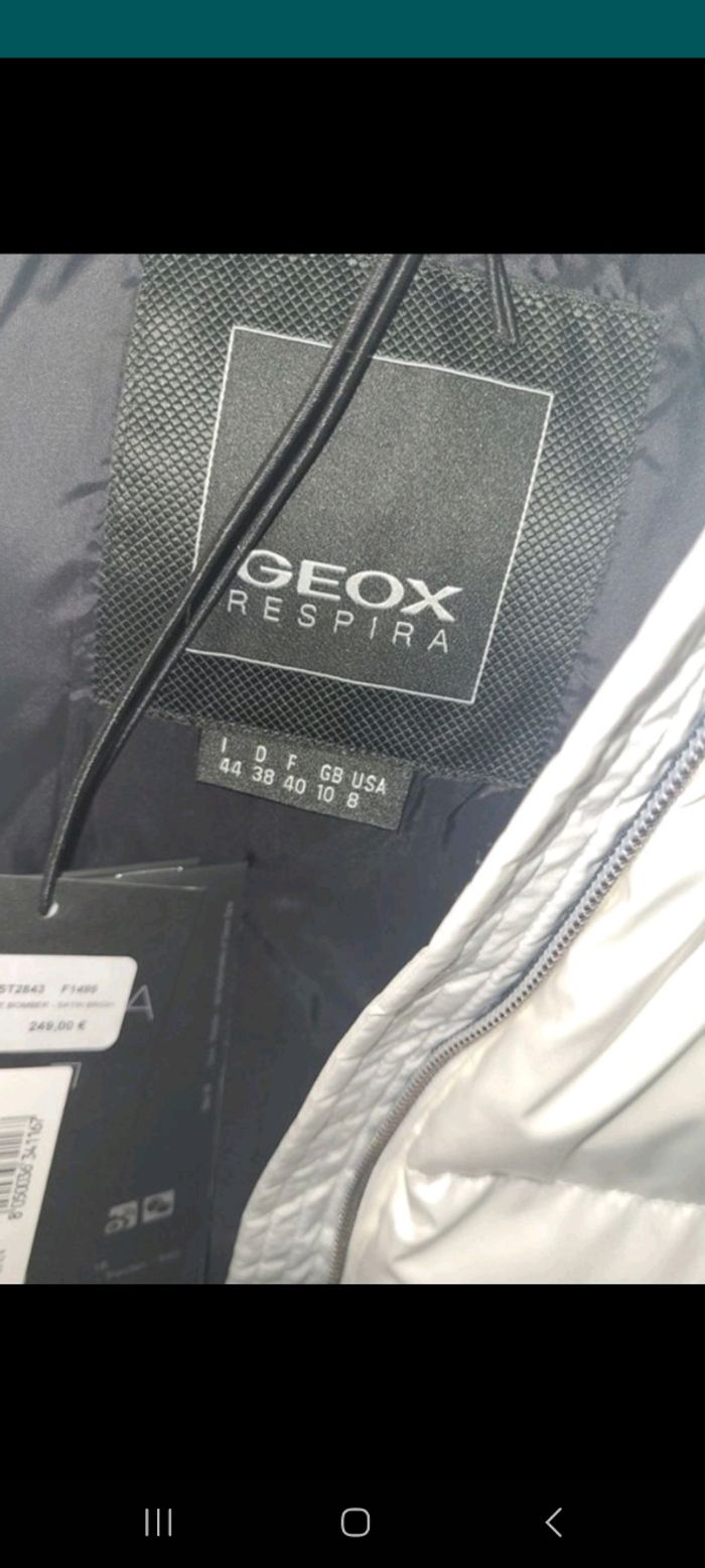 Doudoune blanc geox - photo numéro 5