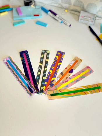 lot de 8 réglettes de lecture Accompagne votre enfant Motif Fille