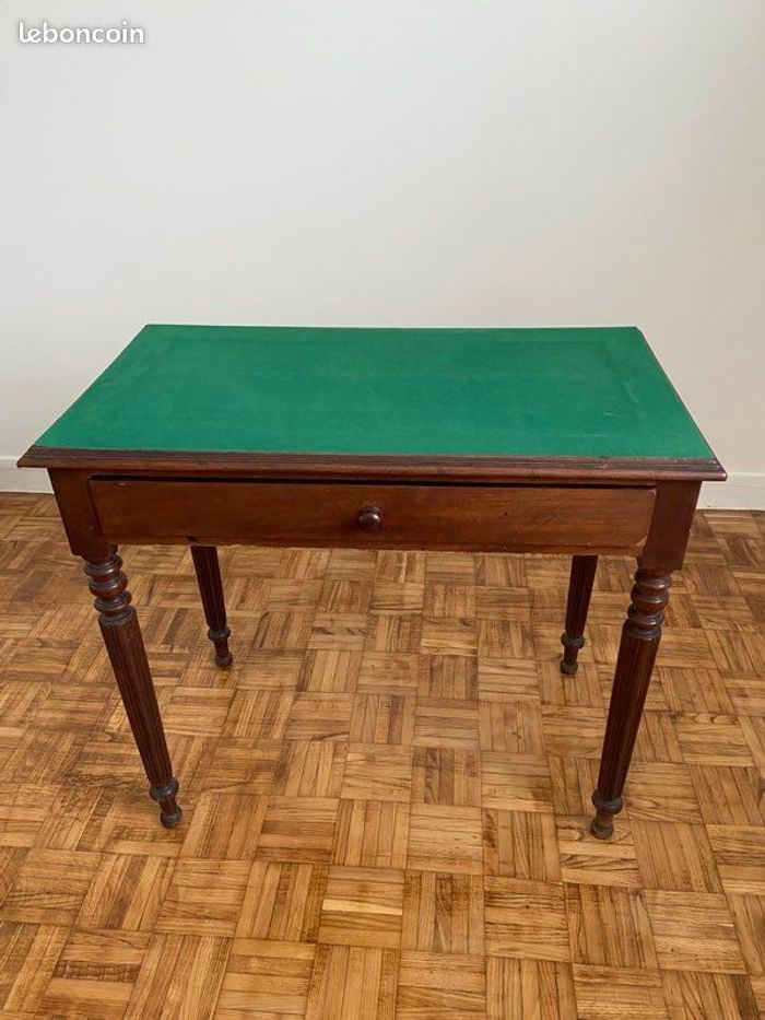 Bureau de style antique Napoleon lll Secretaire table bois massif 1 900