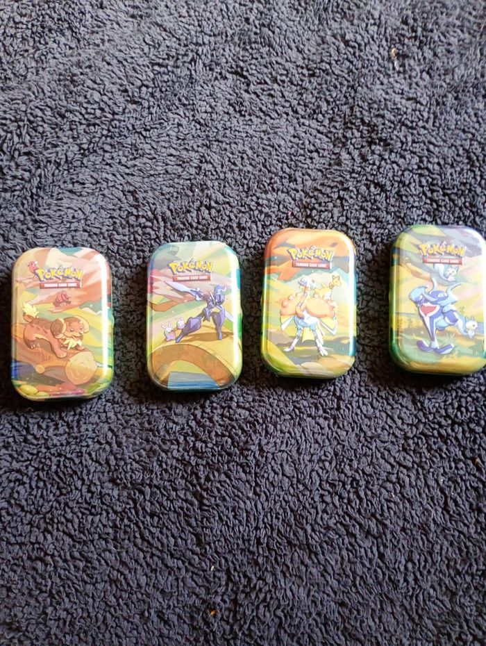 Pokémon Mini Tin – Art Set 4 boîtes FR scellées