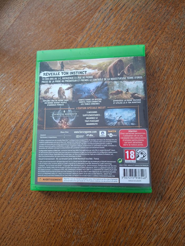 Jeu x box one edition speciale farcry primal - photo numéro 2