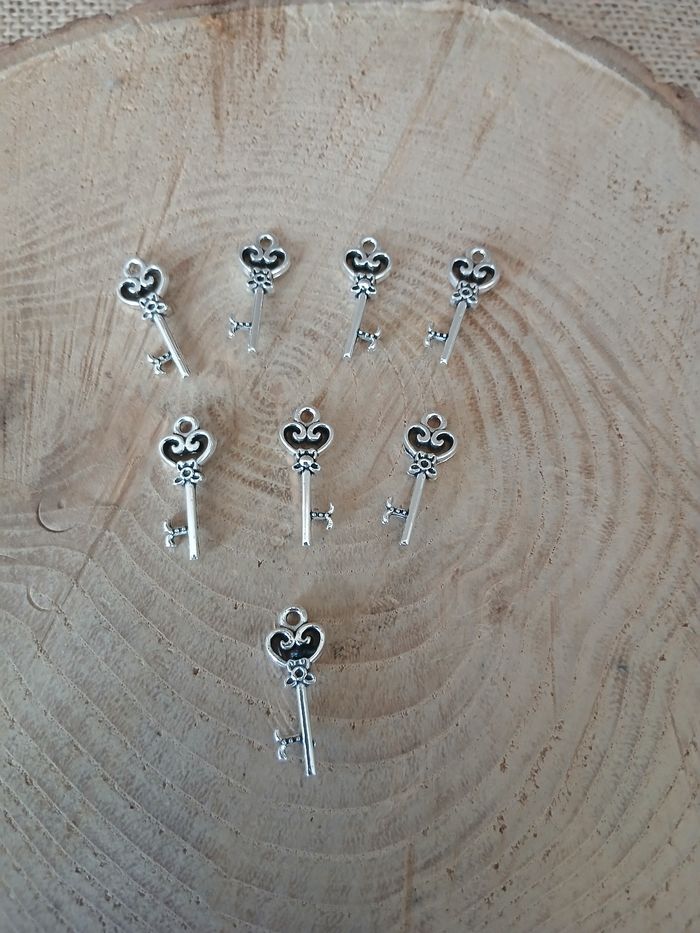 Lot de 22 breloques clés