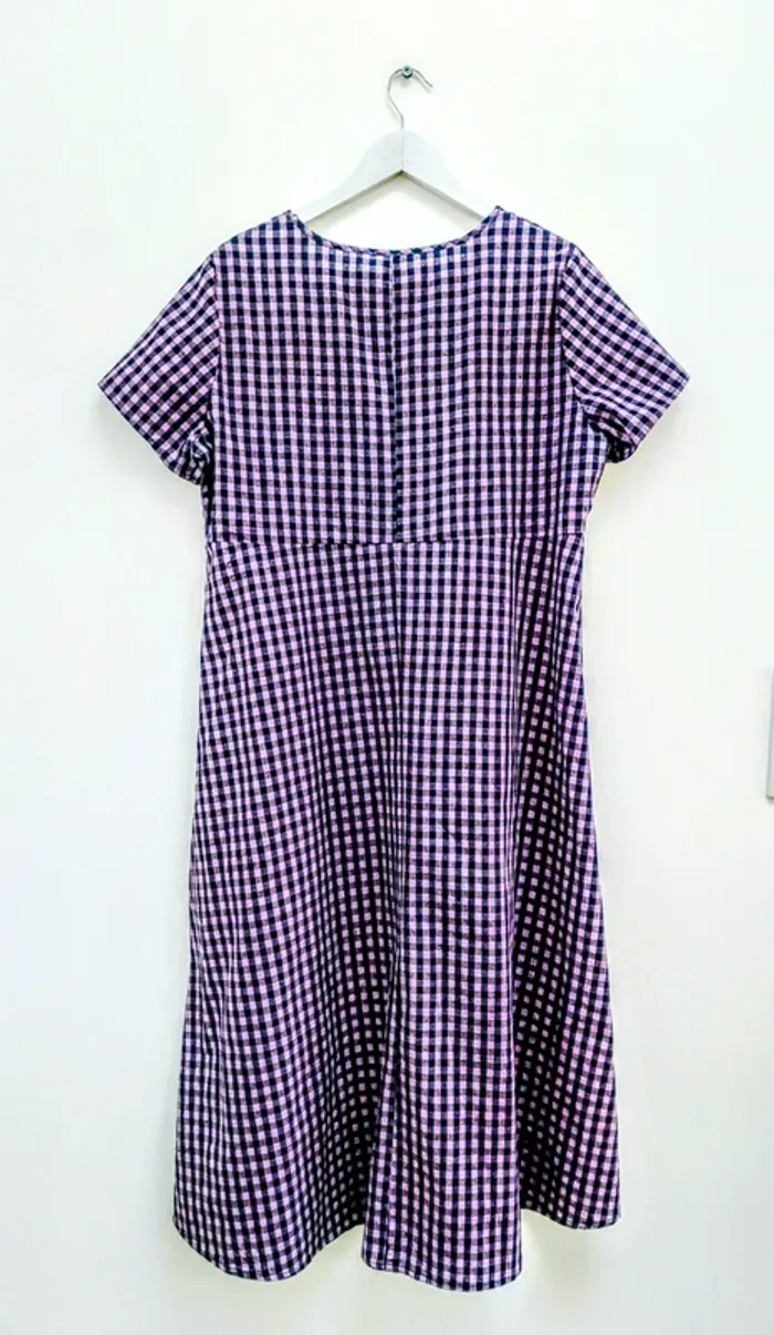 Robe vichy Emery rose taille L - photo numéro 3