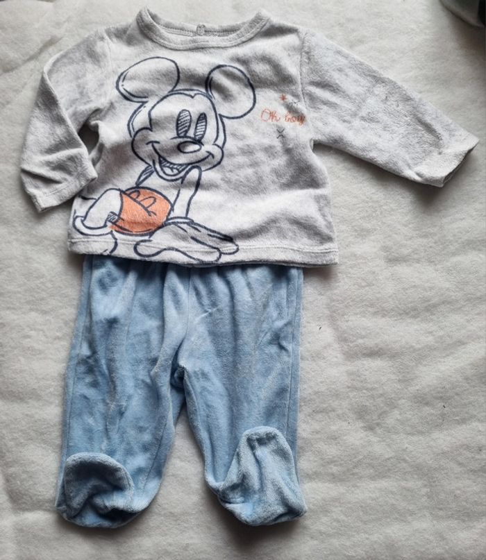 Pyjama 2 pièces mickey 6 mois